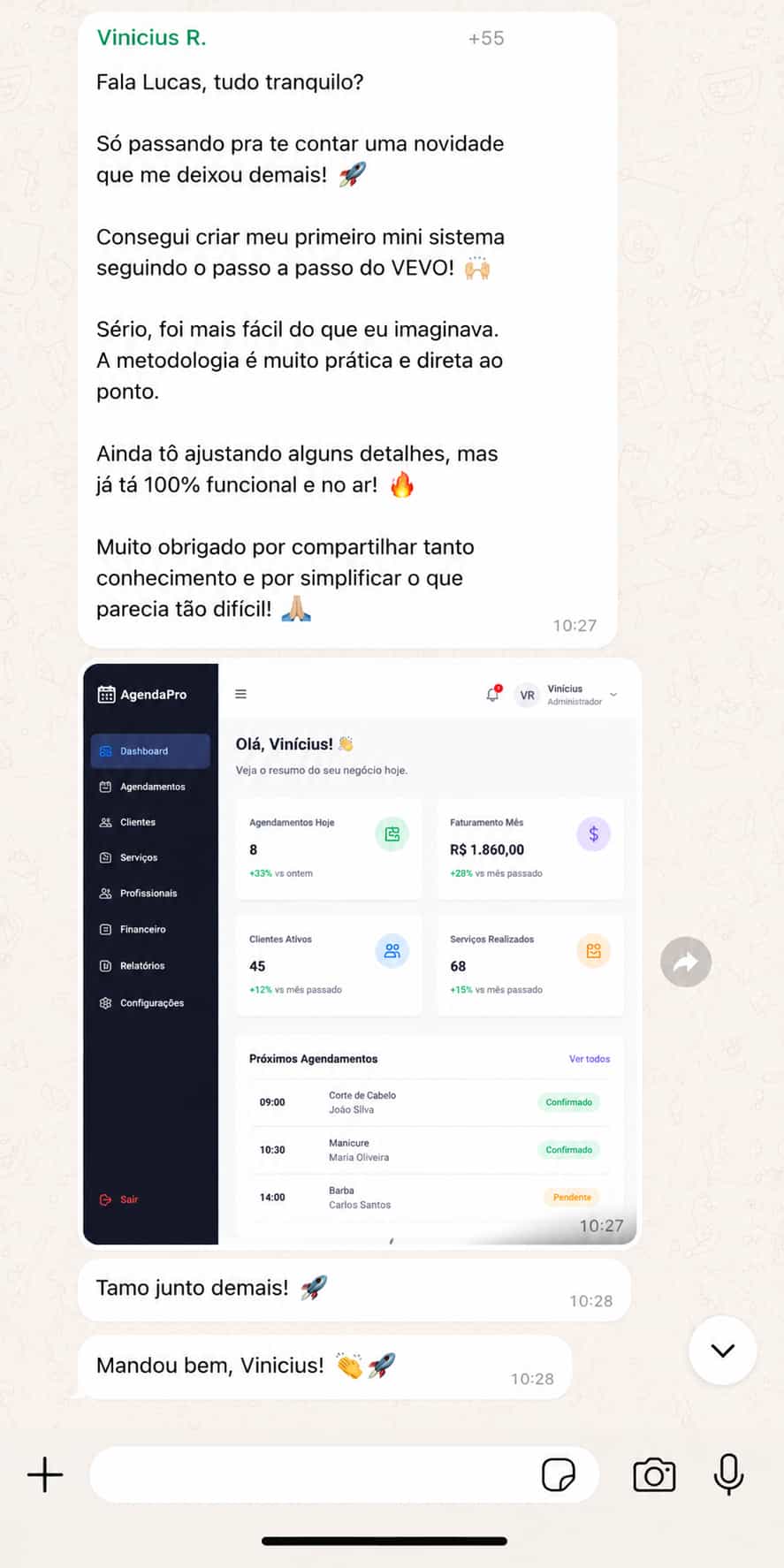 Prova social VEVO 8